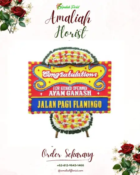 Sewa Papan Bunga Okbape