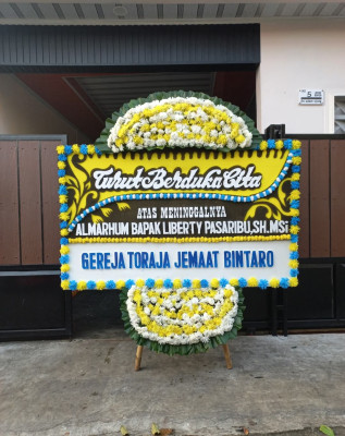 Papan Bunga Duka di Okbape