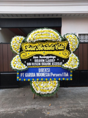 Papan Bunga Duka di Okbape