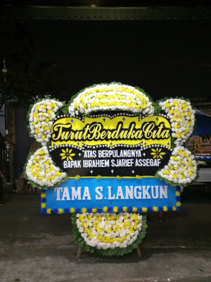 Papan Bunga Duka di Okbape